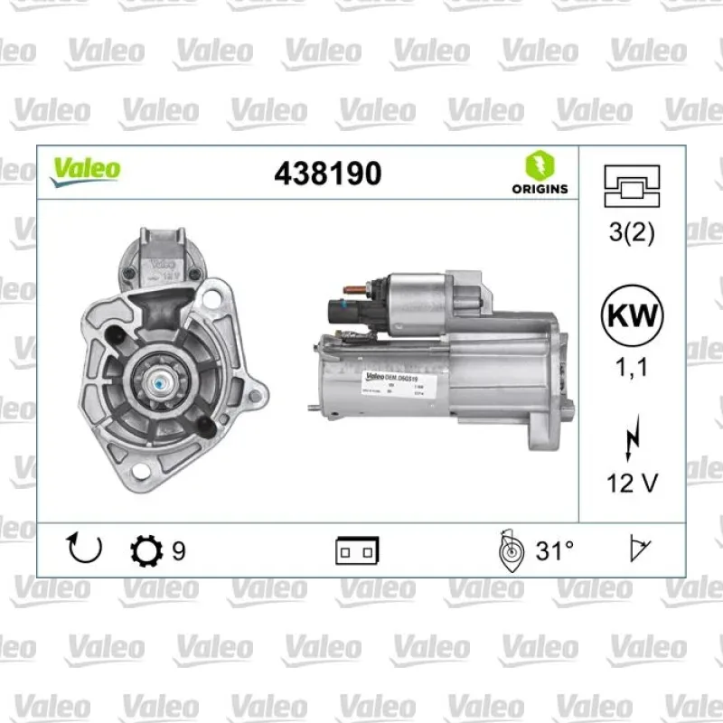 Marş Dinamosu VALEO 438190 – Audi A4 / A6
