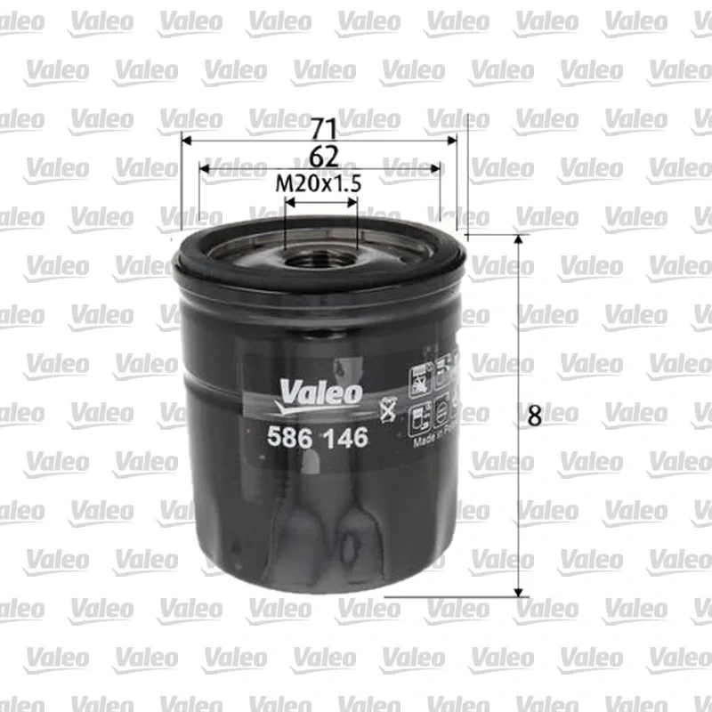 Yağ Filtresi VALEO 586146