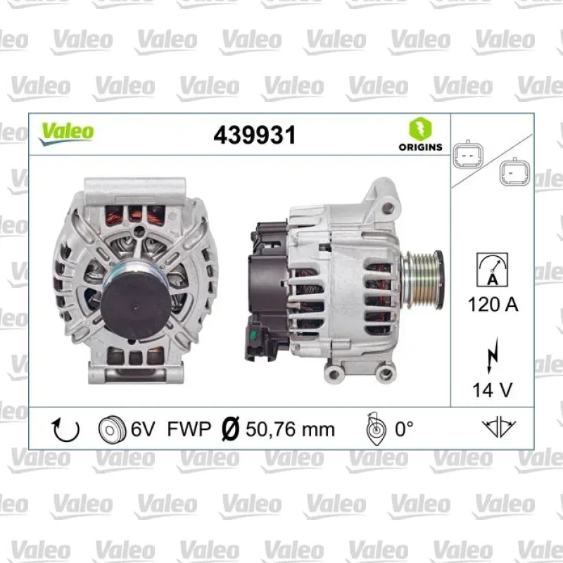 Alternatör VALEO 439931