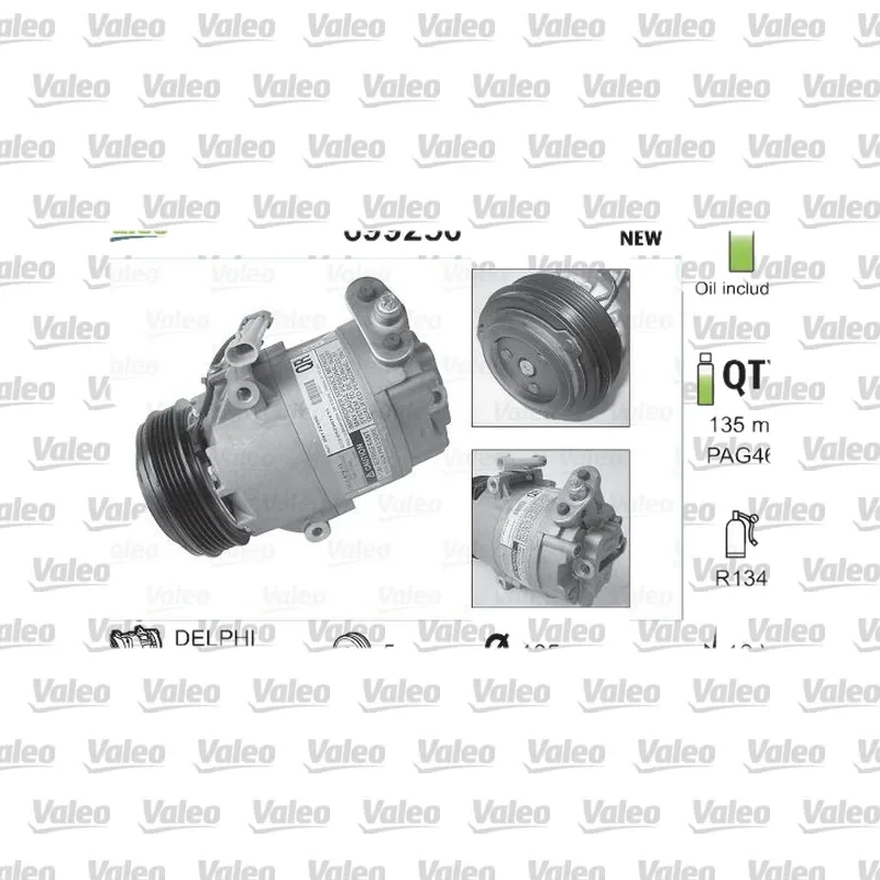 Klima Kompresörü VALEO 699250 – Opel / BMW
