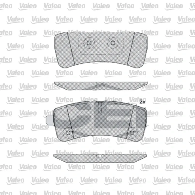 Fren Disk Balata Arka VALEO 672067 – Mercedes-Benz S 350