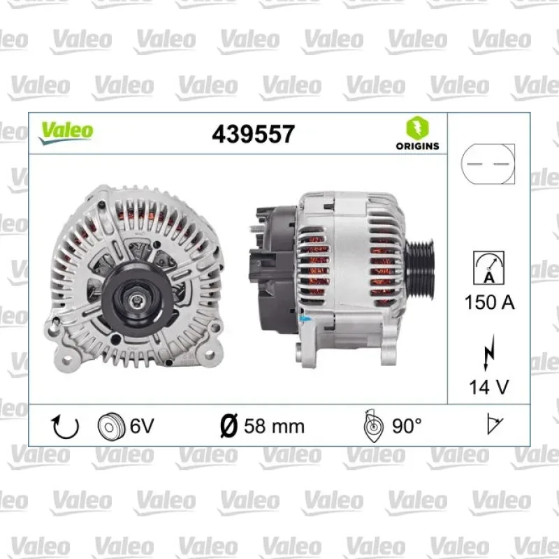 Alternatör VALEO 439557 – Audi A4