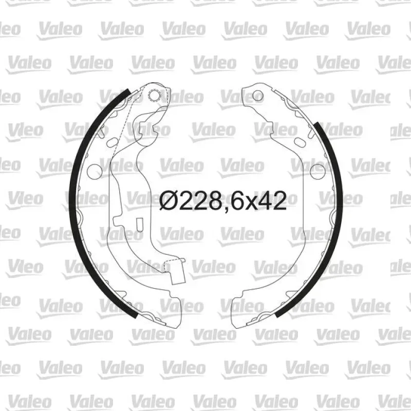 Fren Pabuçlu Balata Arka VALEO 564210 – Dacia Duster