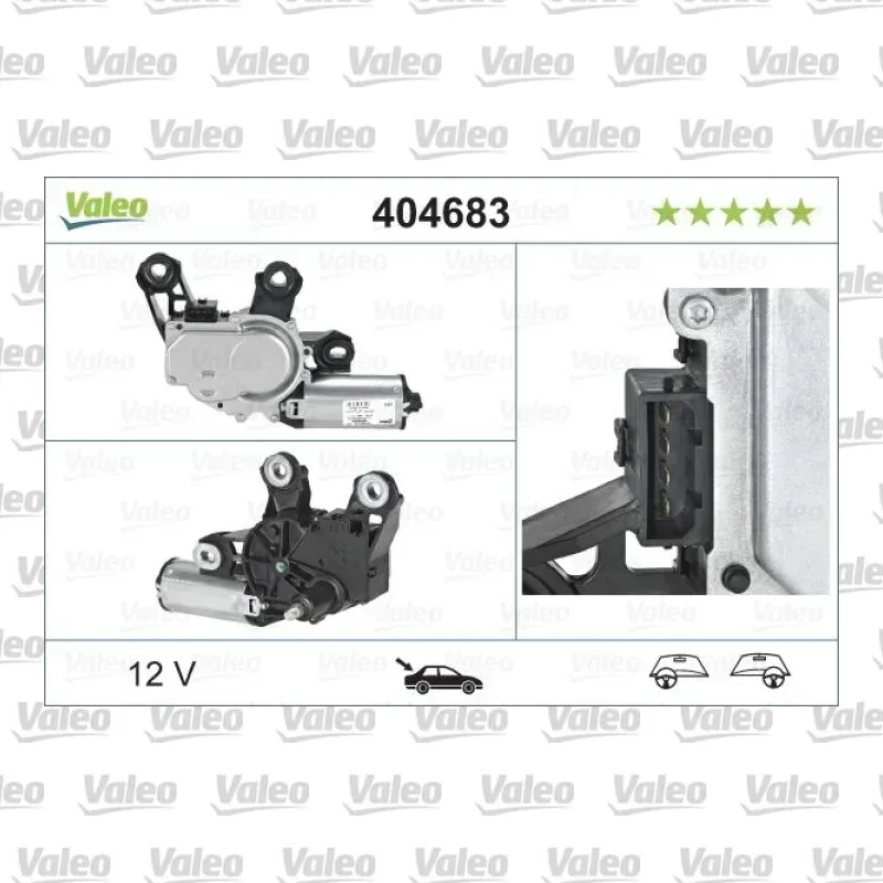 Silecek Mekanizma Motoru Arka VALEO 404683 – Skoda Octavia