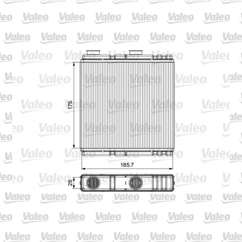 Kalorifer Radyatörü VALEO 811543 – Renault Clio / Laguna