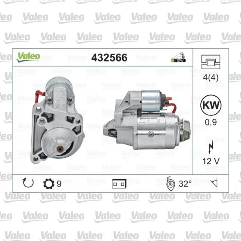 Marş Dinamosu VALEO 432566 – Renault / Dacia