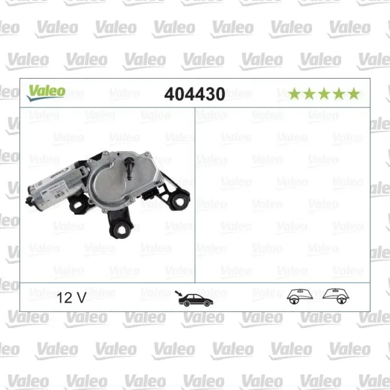 Silecek Mekanizma Motoru Arka VALEO 404430 – Volkswagen / Audi