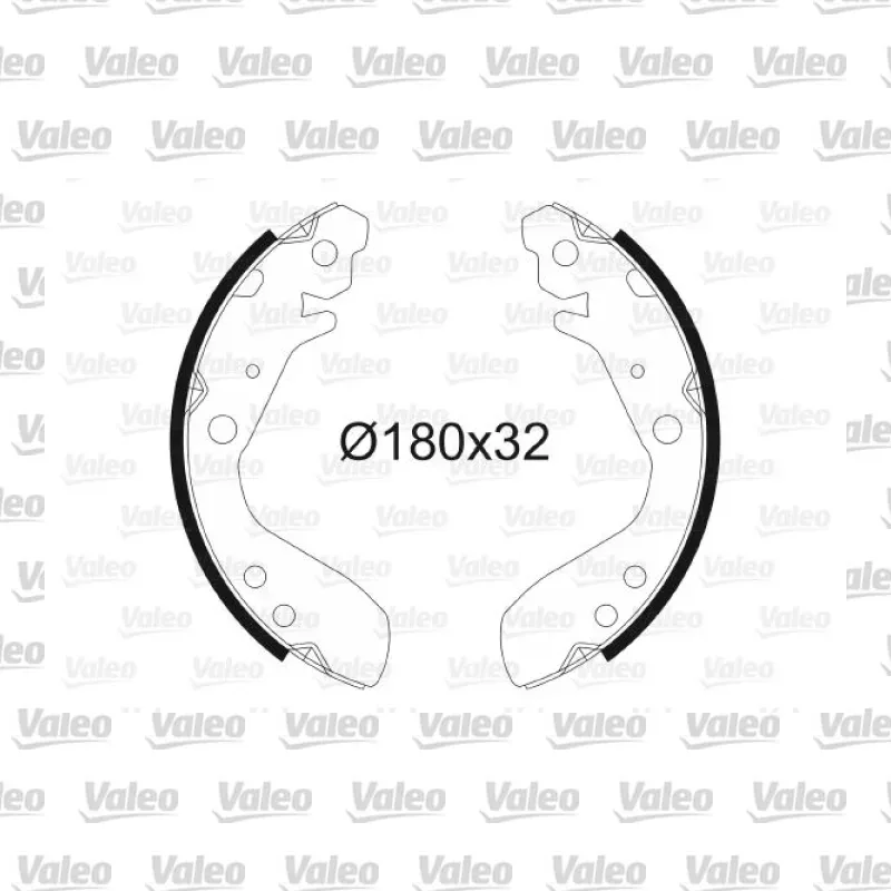 Fren Pabuçlu Balata Arka VALEO 564088 – Honda Jazz