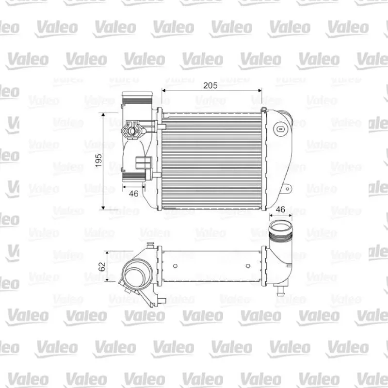 Turbo Radyatörü VALEO 818653 – Audi A6 / A8