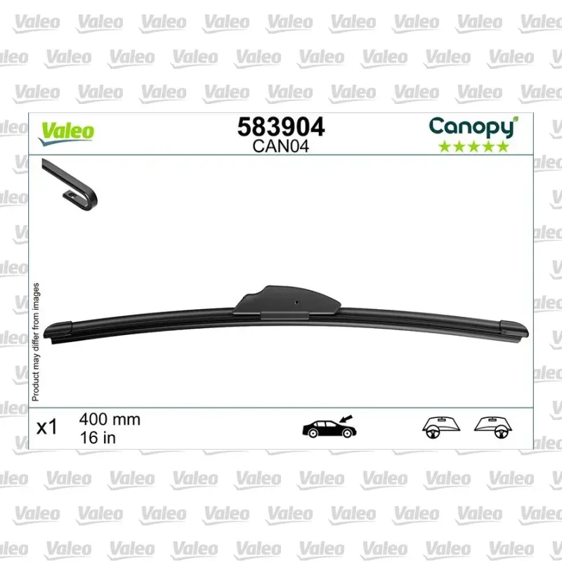 Silecek Süpürgesi Ön 400 mm - 16 inç VALEO 583904