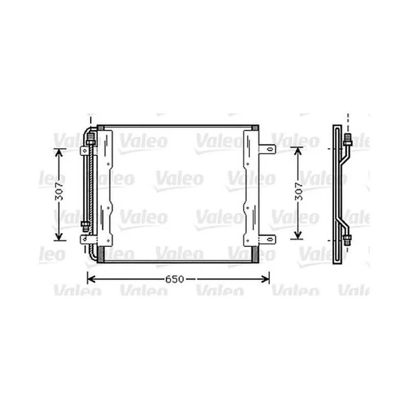 Klima Kondenseri VALEO 818035 – Mercedes-Benz ATEGO 1518 / ATEGO 1524