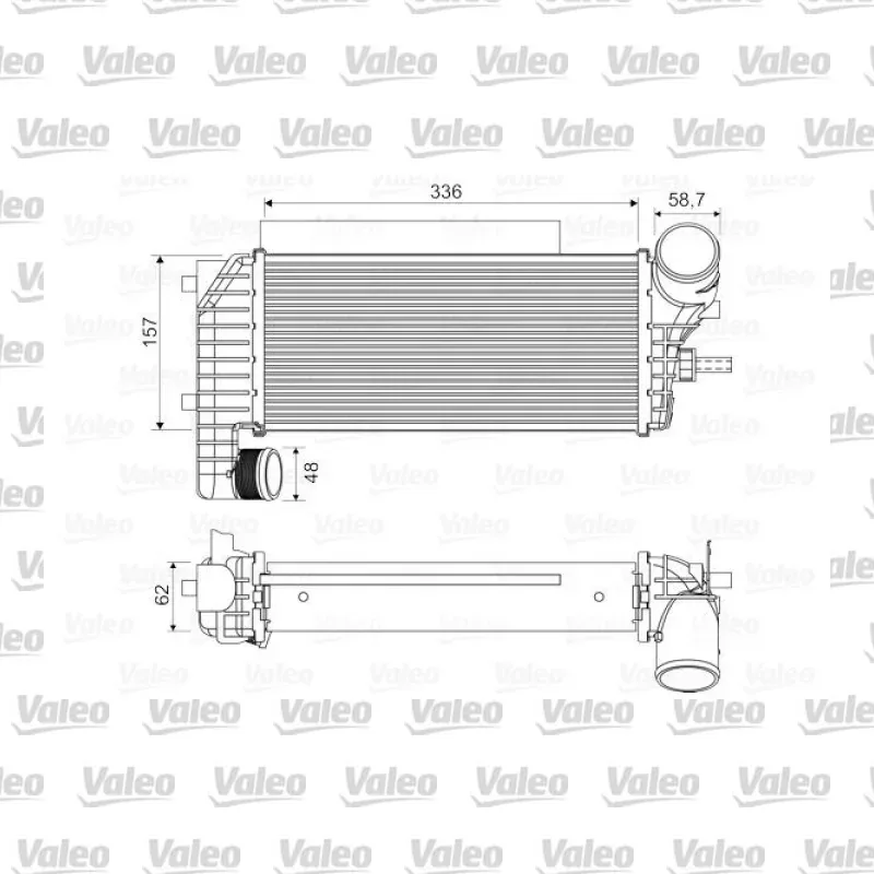 Turbo Radyatörü VALEO 818604 – Ford Focus