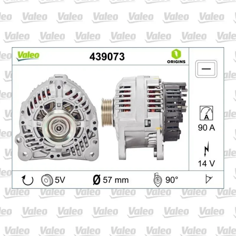 Alternatör VALEO 439073 – Volkswagen / Audi