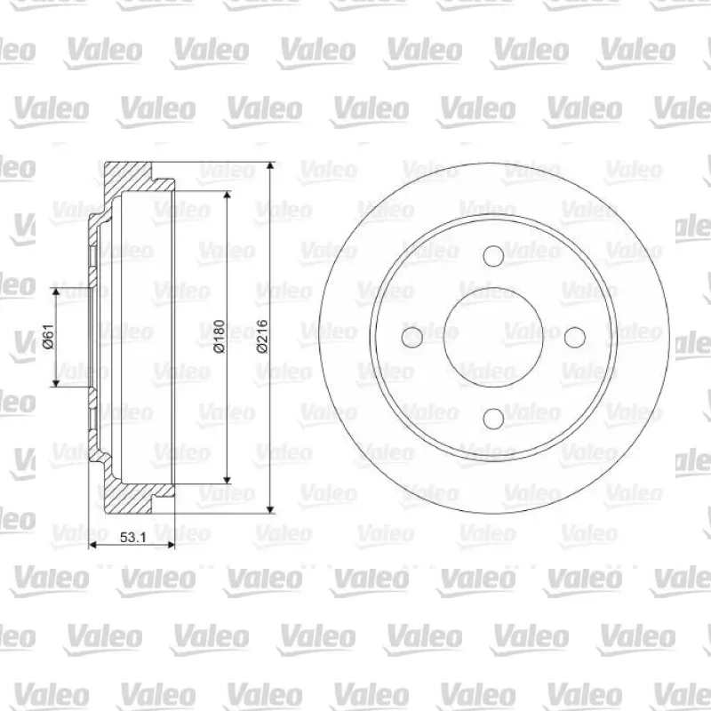 Kampana Arka Sağ veya Sol VALEO 237075 – Nissan Micra