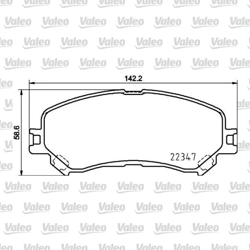 Fren Disk Balata Ön VALEO 670596 – Renault Megane
