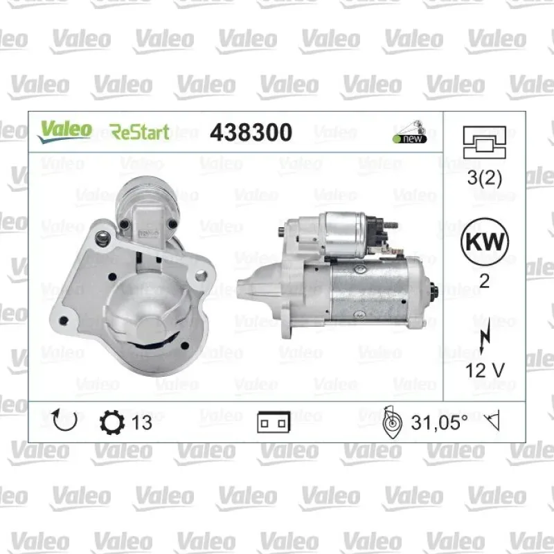 Marş Dinamosu VALEO 438300 – Ford Fiesta