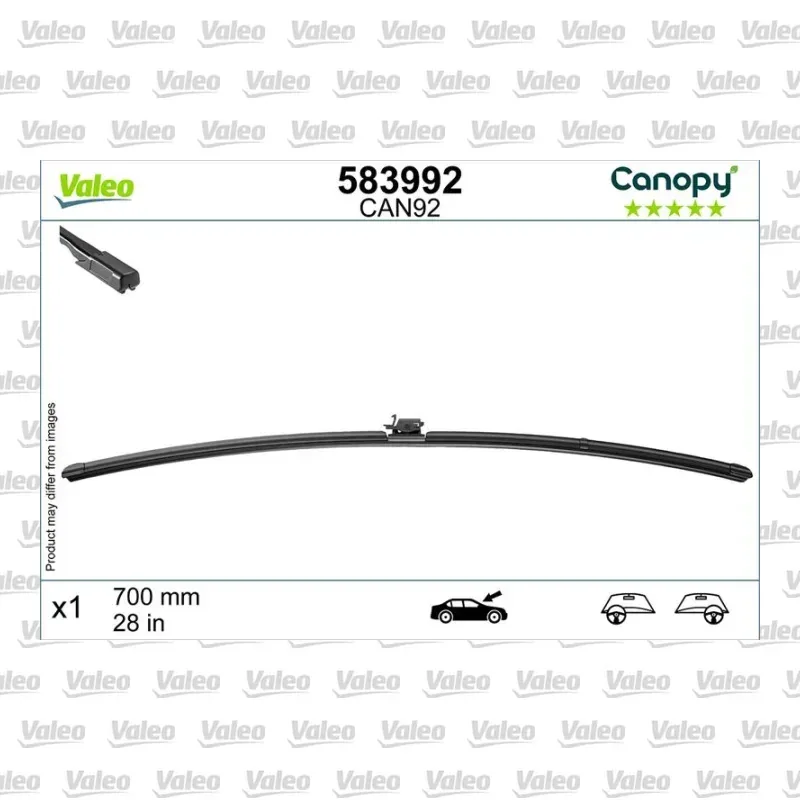 Silecek Süpürgesi Ön 700 mm - 28 inç VALEO 583992 – Mercedes-Benz Vito / V 300