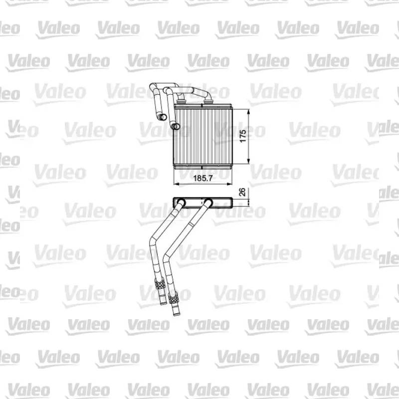 Kalorifer Radyatörü VALEO 811544 – Nissan Qashqai