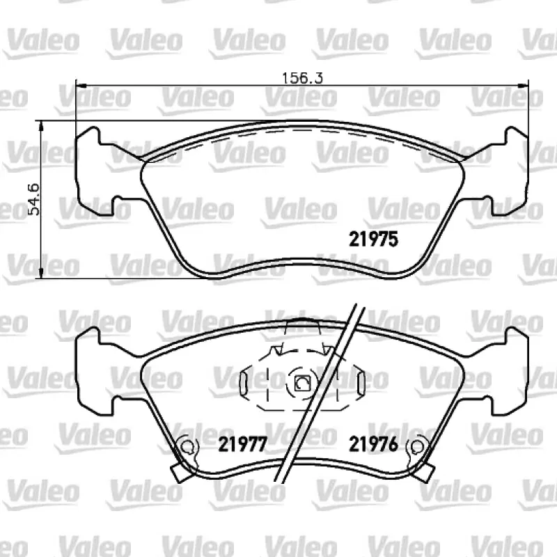 Fren Disk Balata Ön VALEO 670478 – Toyota Avensis