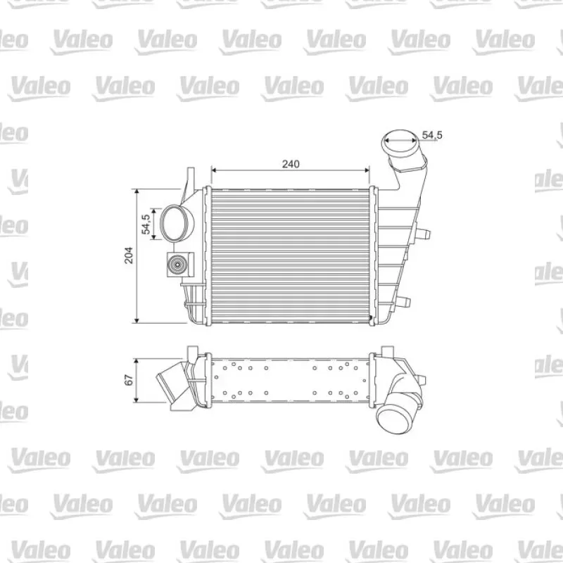 Turbo Radyatörü VALEO 817861 – Alfa Romeo 156
