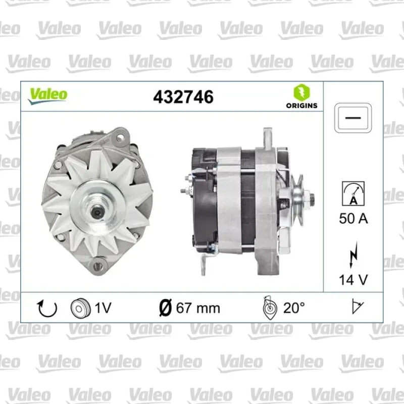 Fiat Ducato 2.0 Alternatör – VALEO 432746