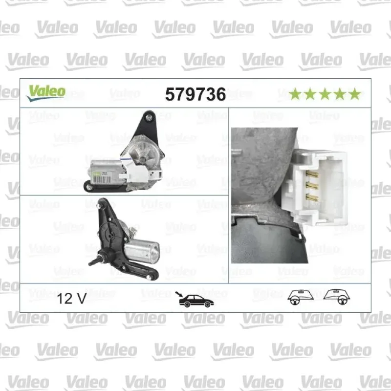 Silecek Mekanizma Motoru Arka VALEO 579736 – Renault Clio / Thalia