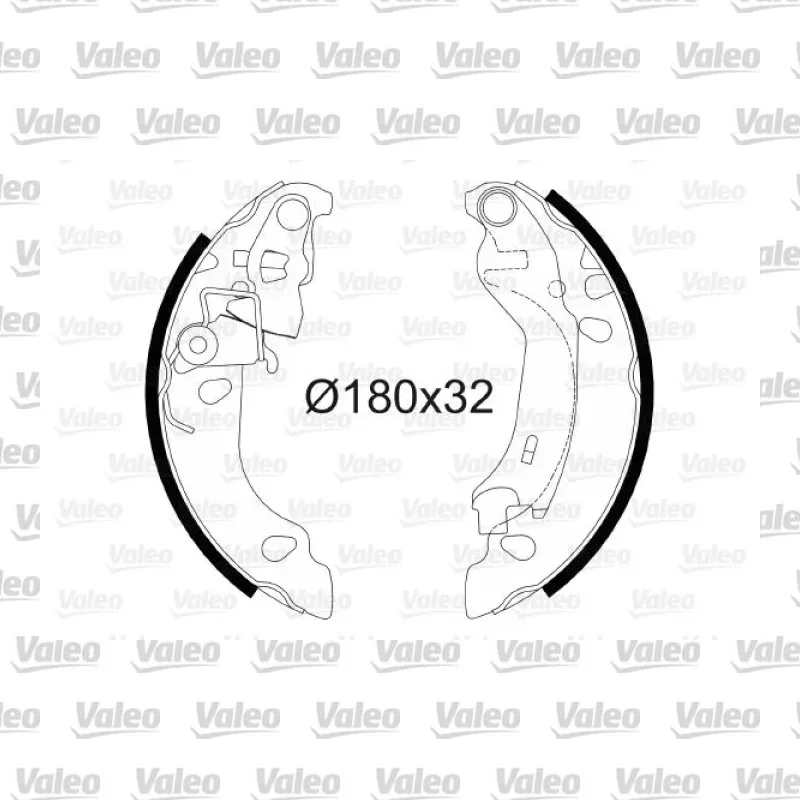 Fren Pabuçlu Balata Arka VALEO 564081 – Fiat Panda