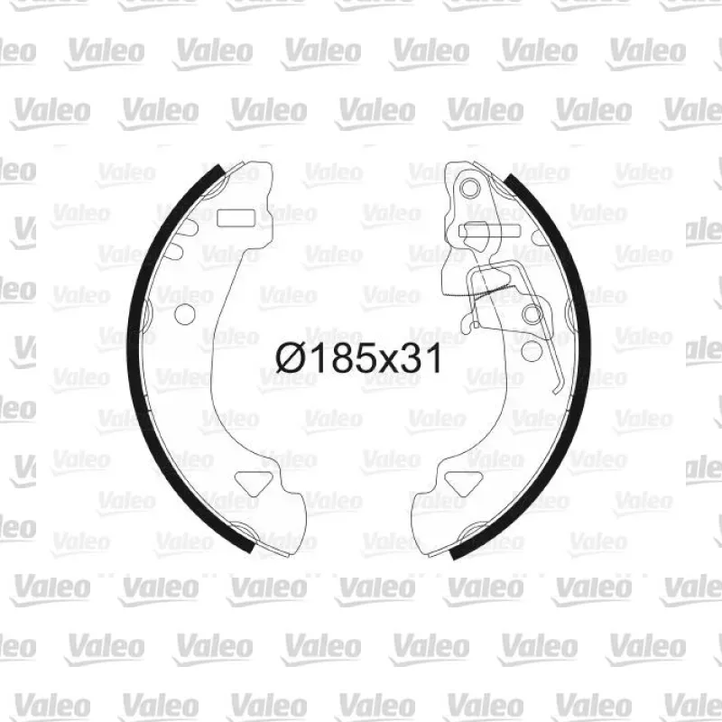 Fren Pabuçlu Balata Arka VALEO 562583 – Fiat Panda / Palio