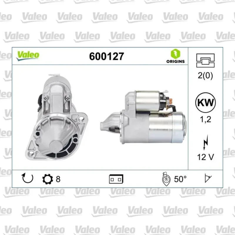 Marş Dinamosu VALEO 600127 – Hyundai / Mitsubishi