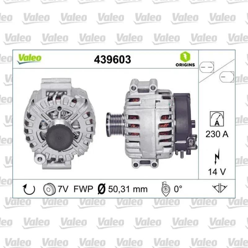 BMW X5 3.0 Alternatör – VALEO 439603