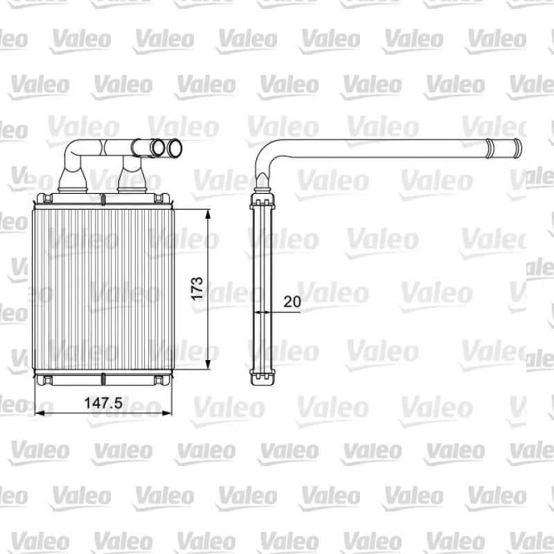 Kalorifer Radyatörü VALEO 811540 – Kia Picanto 1.0 / 1.1 CRDi