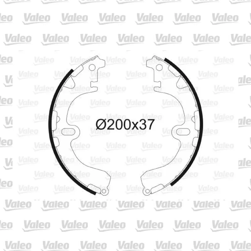 Fren Pabuçlu Balata Arka VALEO 562563 – Toyota Corolla