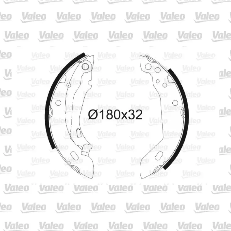 Fren Pabuçlu Balata Arka VALEO 562037 – Peugeot / Citroen