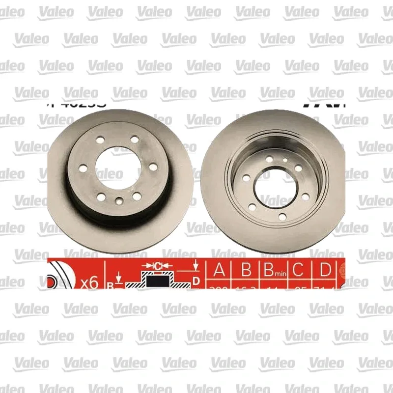 Fren Disk Ayna Arka Sağ ve Sol VALEO 496046 – Volkswagen / Mercedes-Benz