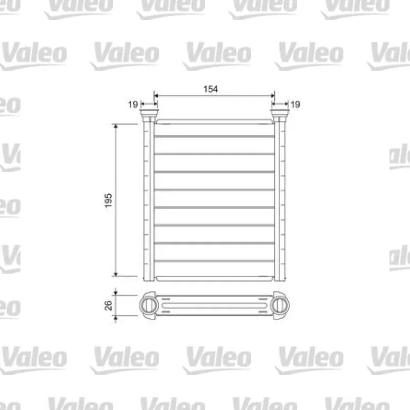 Kalorifer Radyatörü VALEO 811641 – Mercedes-Benz A 180