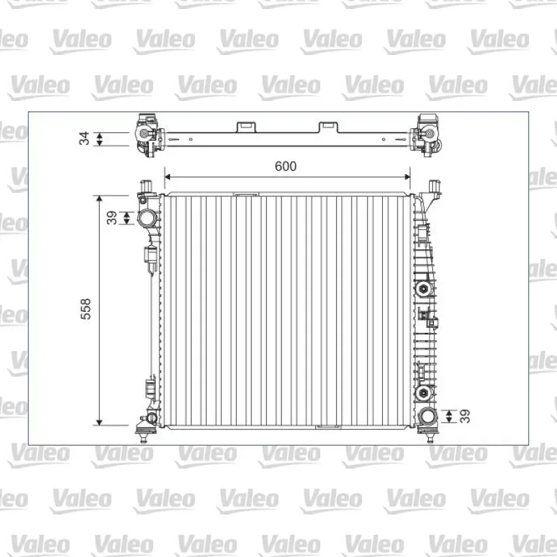 Su Radyatörü VALEO 701167 – Mercedes-Benz ML 350 / GL 350