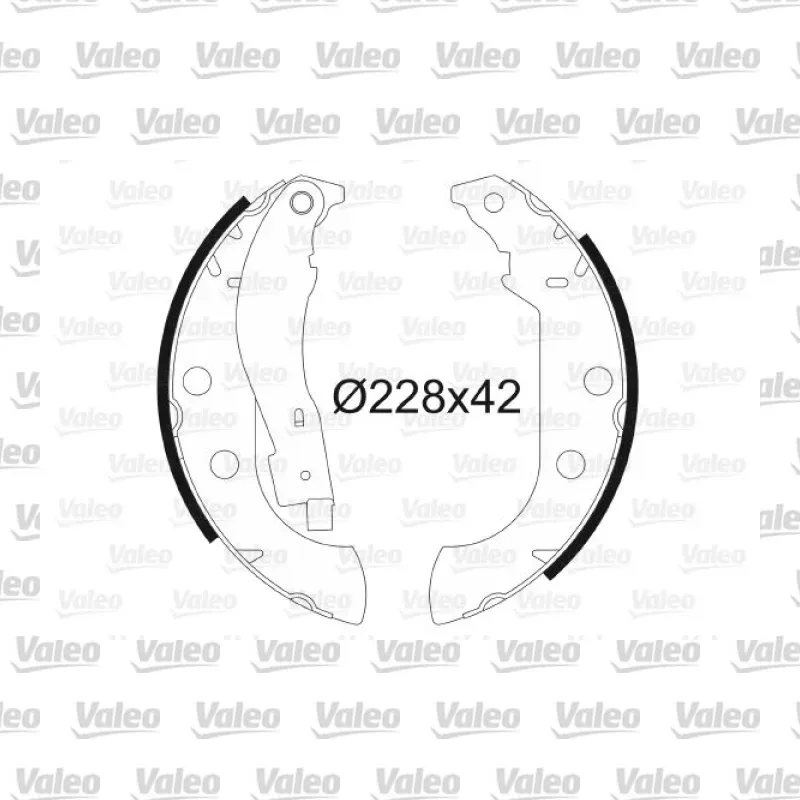 Fren Pabuçlu Balata Arka VALEO 562059 – Peugeot / Citroen