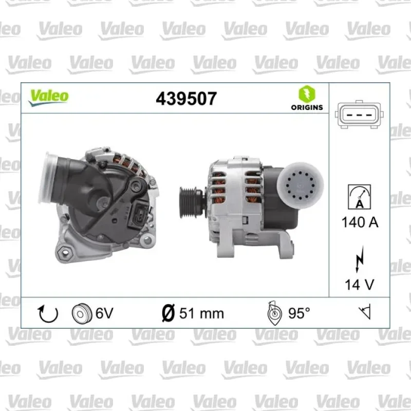 Alternatör VALEO 439507 – BMW X5