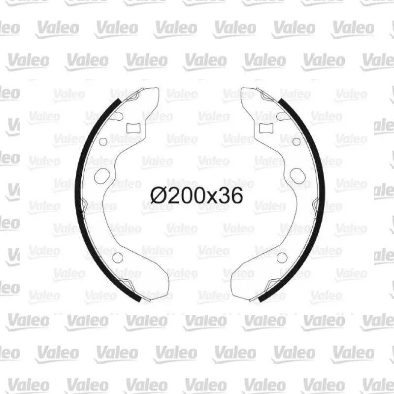 Fren Pabuçlu Balata Arka VALEO 562596 – Mazda 323