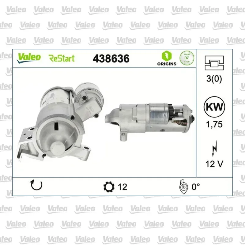 Marş Dinamosu VALEO 438636 – BMW 320d