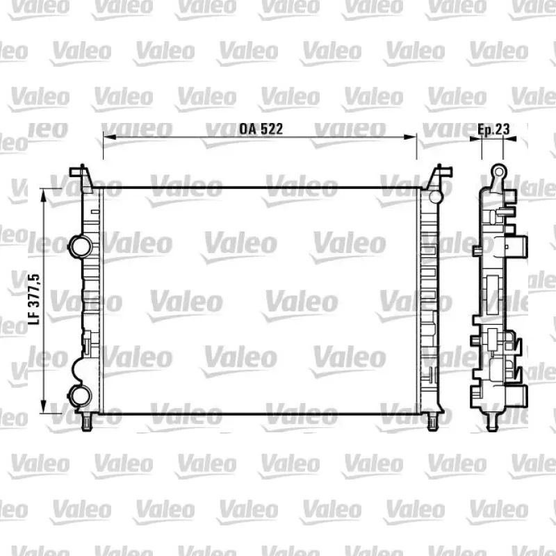 Fiat Palio 1.2 Su Radyatörü – VALEO 732948