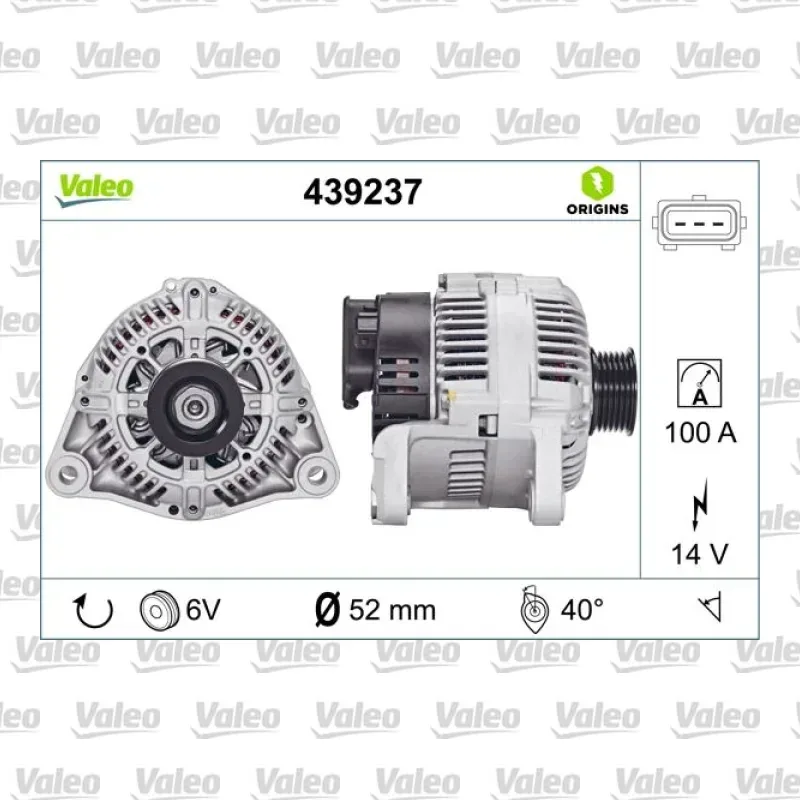 Alternatör VALEO 439237 – BMW 318i / 316i