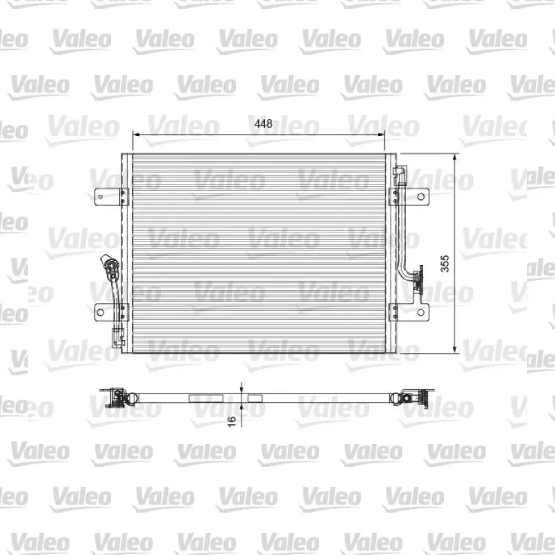 Fiat Palio 1.2 Klima Radyatörü – VALEO 818065