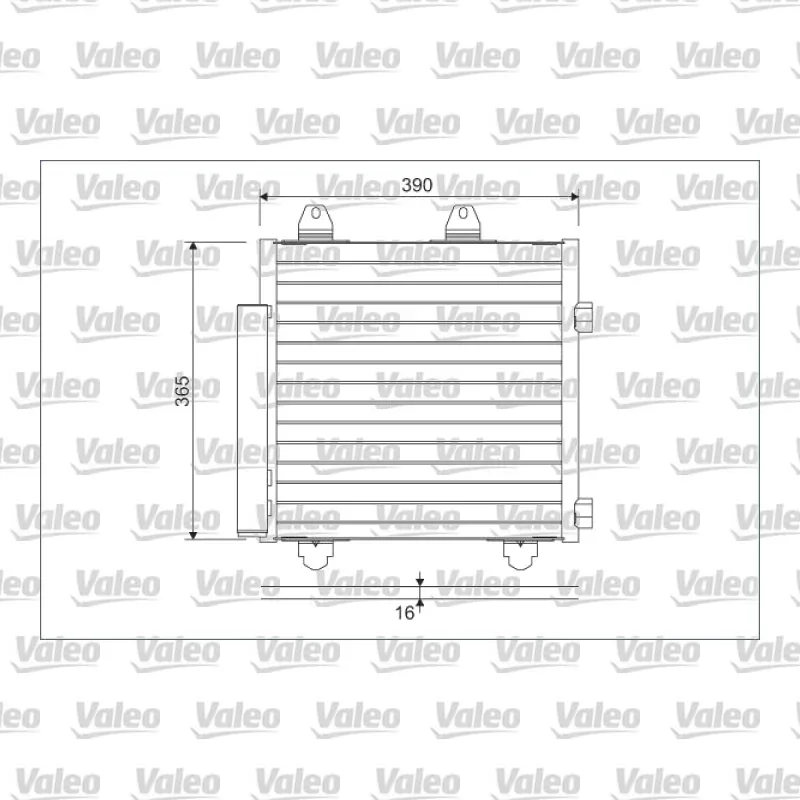 Klima Radyatörü VALEO 822577 – Citroen C1 1.0 VTi / 1.2 VTi