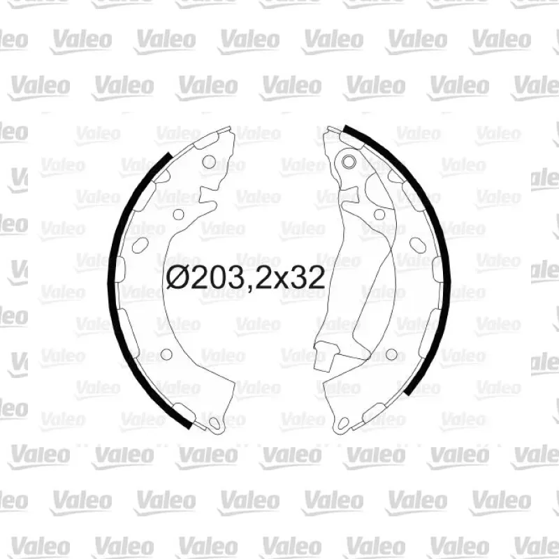 Fren Pabuçlu Balata Arka VALEO 564090 – Hyundai Getz