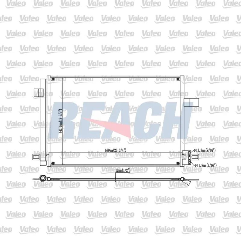 Volkswagen Transporter 2.0 TDI Klima Radyatörü – VALEO 860157