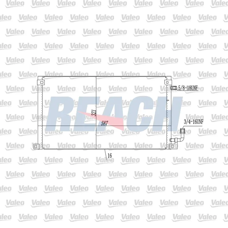 Klima Radyatörü VALEO 816964 – Citroen Saxo
