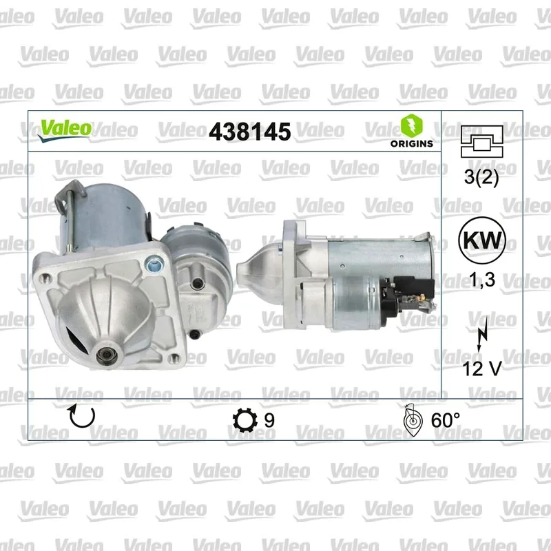 Marş Dinamosu VALEO 438145 – Fiat Doblo / Palio