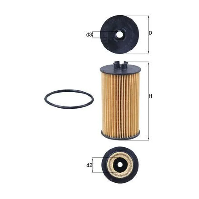 Yağ Filtresi MAHLE OX 401D – CHEVROLET / OPEL