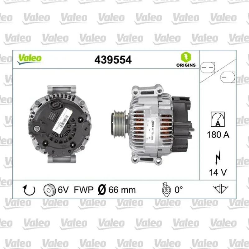 Alternatör VALEO 439554 – Audi A6